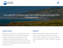 Tablet Screenshot of malk.com